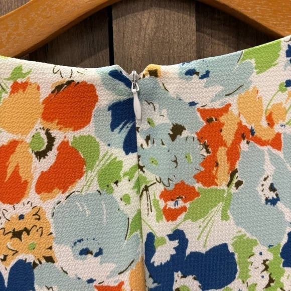 Lauren Ralph Lauren black Label Dress 16 Floral crepe faux wrap - Picture 10 of 15